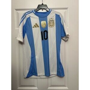 Size M Mens Adidas Messi Argentina Jersey 2024 Home Soccer Shirt IP8409 NEW
